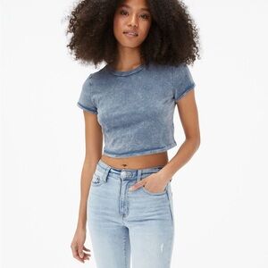 Aeropostale Blue Crop Top